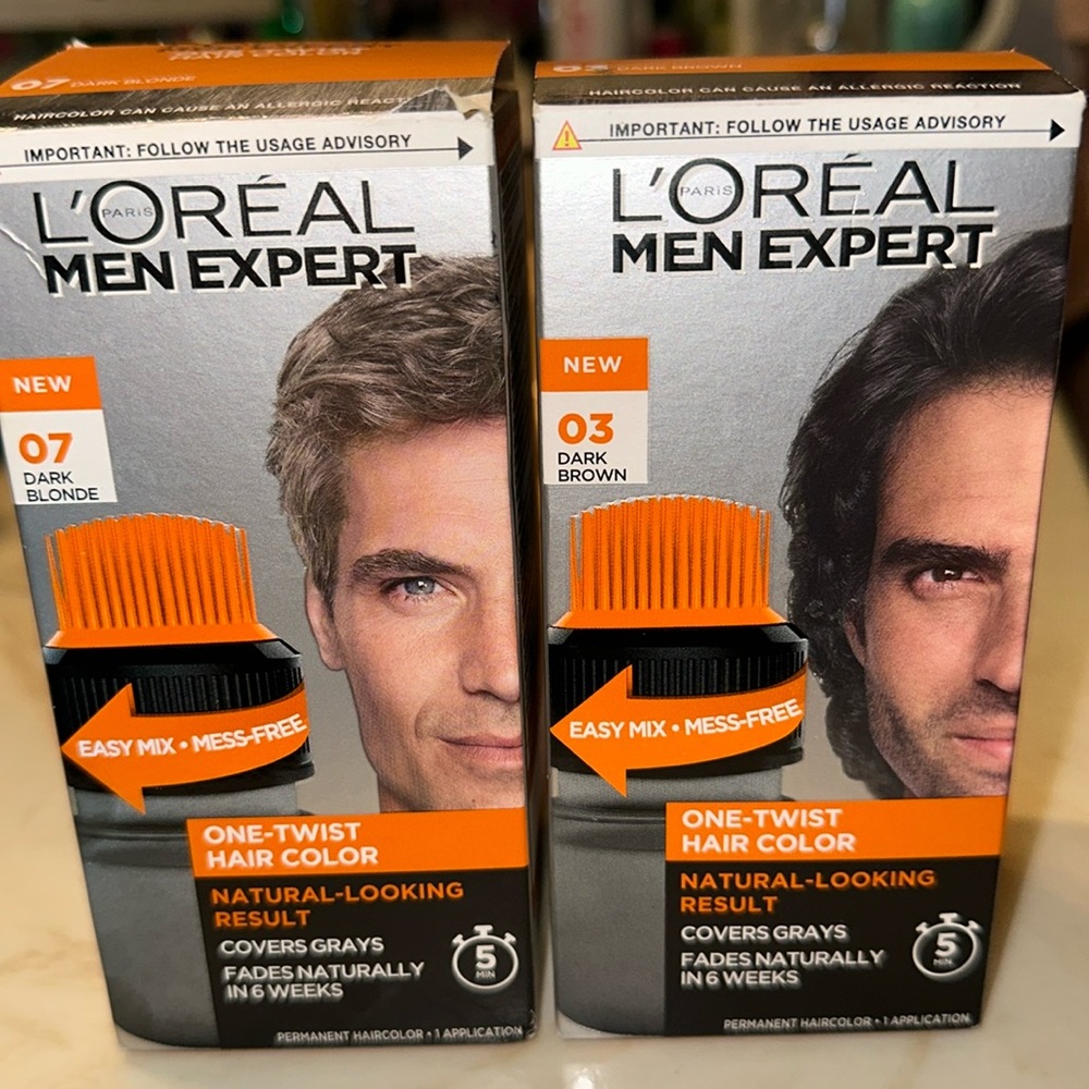 L'Oreal Paris Men Expert One-Twist
Permanent Hair color N 03 dark brown!